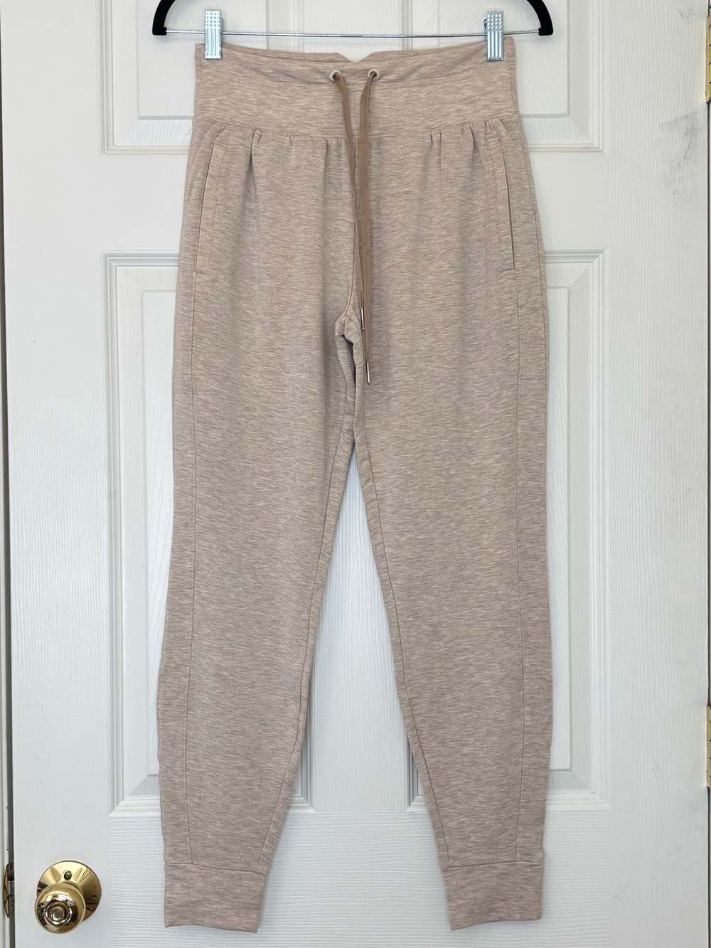 Travis Mathew Cloud Terry Tie Heathered Joggers with Drawstring Waist